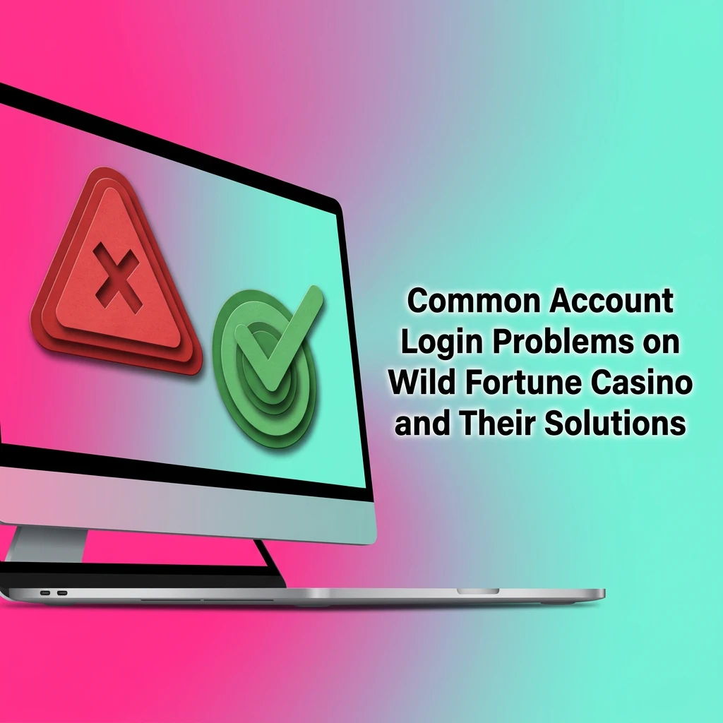 Table listing common Wild Fortune Casino login problems like wrong password or locked account, with practical solutions for each issue.