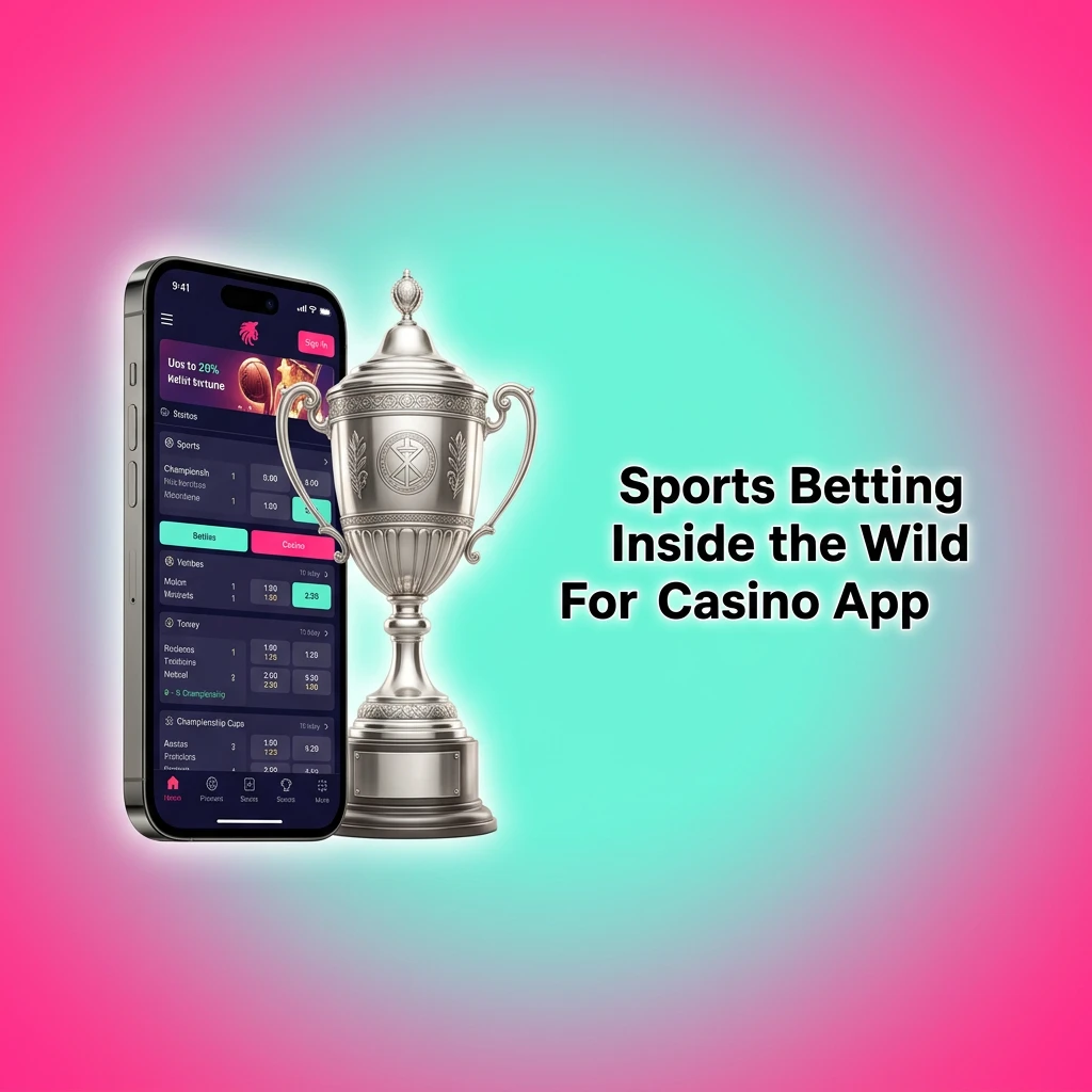 Wild Fortune Casino app sportsbook interface showing betting markets for football, AFL, NRL, tennis, basketball, cricket, and esports