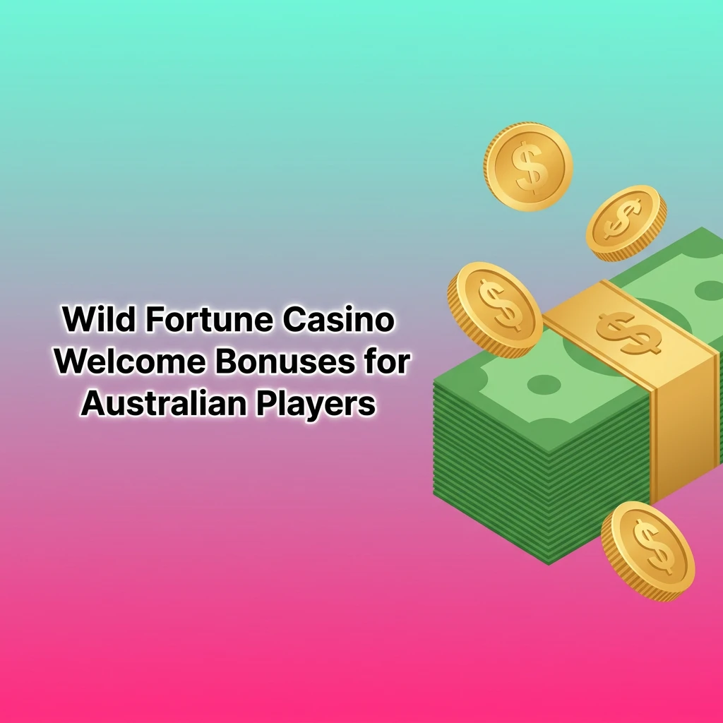 Wild Fortune Casino welcome bonus offer for Australian players with deposit match and daily free spins on pokies